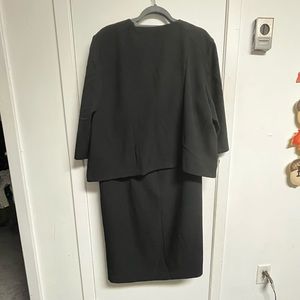 2 piece studio 1 black and white jacket dress